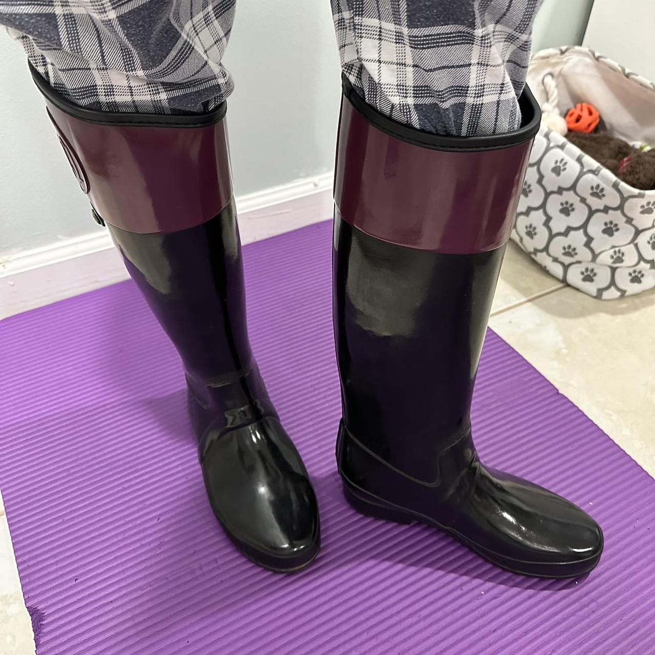 靴 HUNTER SANDHURST CARLYLE UK9 Hunter Sandhurst Carlyle Womens Equestrian Rain Boots Ladies Size