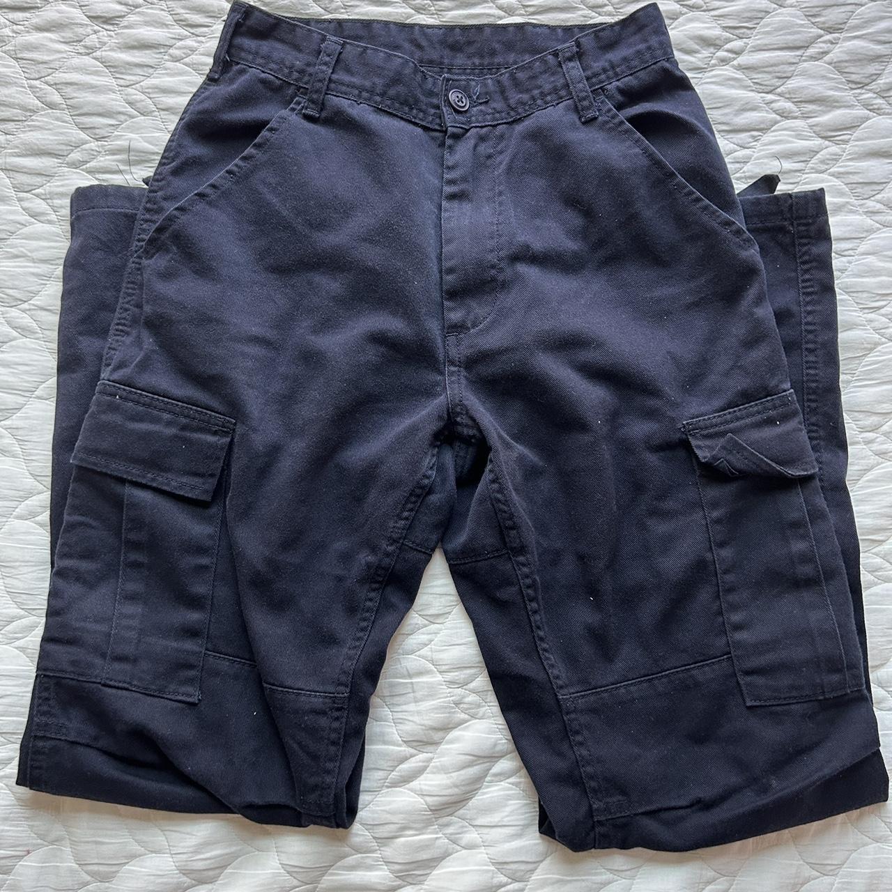 Brandy Melville John Galt Black Cargo Pants Depop... - Depop