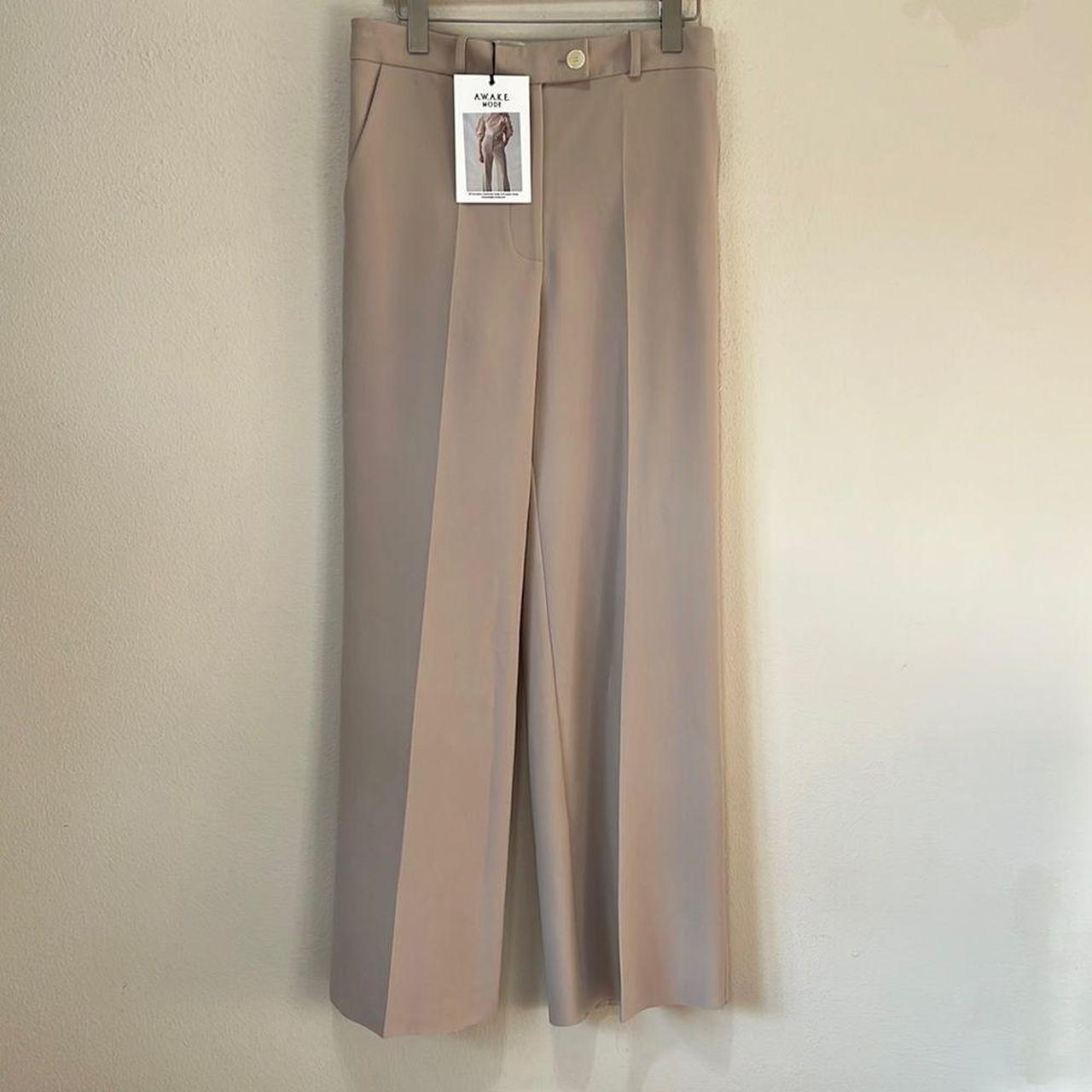 A.W.A.K.E Mode Women's Tan Trousers