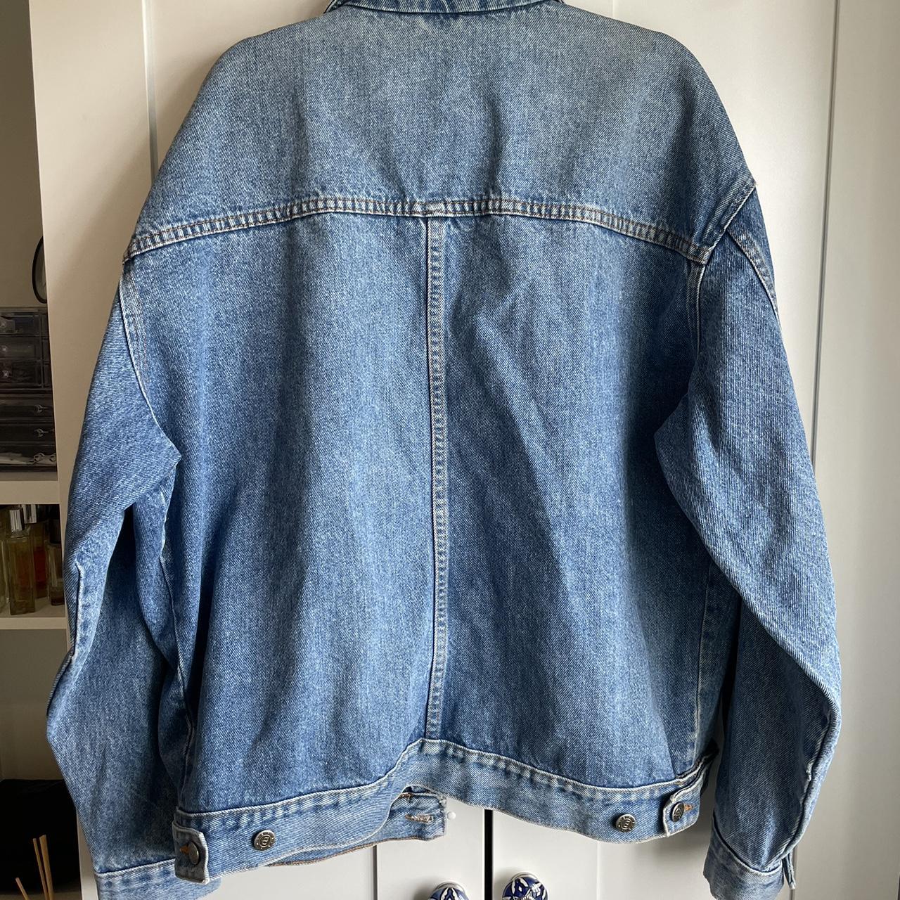 Next Vintage Light Blue Denim Jacket Size L Great... - Depop