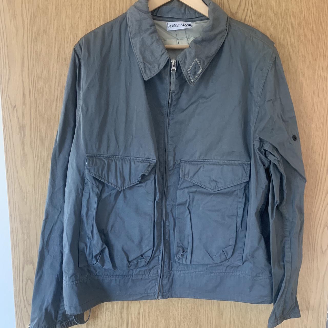 Vintage stone island jacket size XL Missing badge on... - Depop