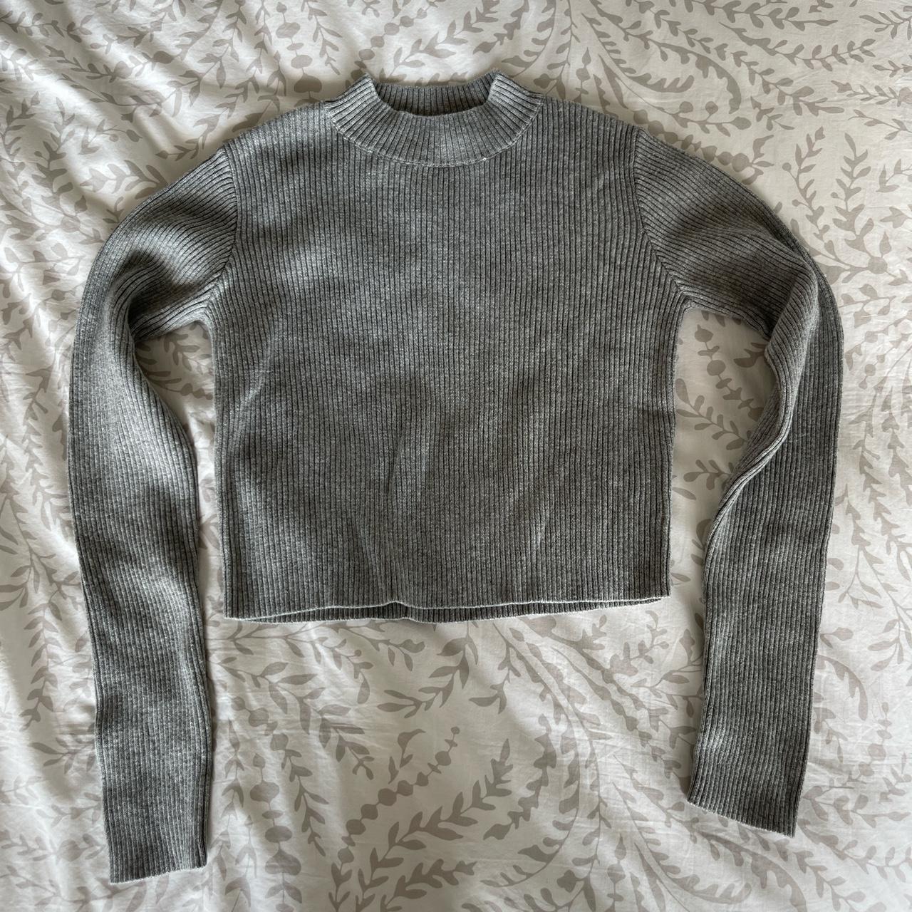 Brandy Melville mock neck ribbed sweater