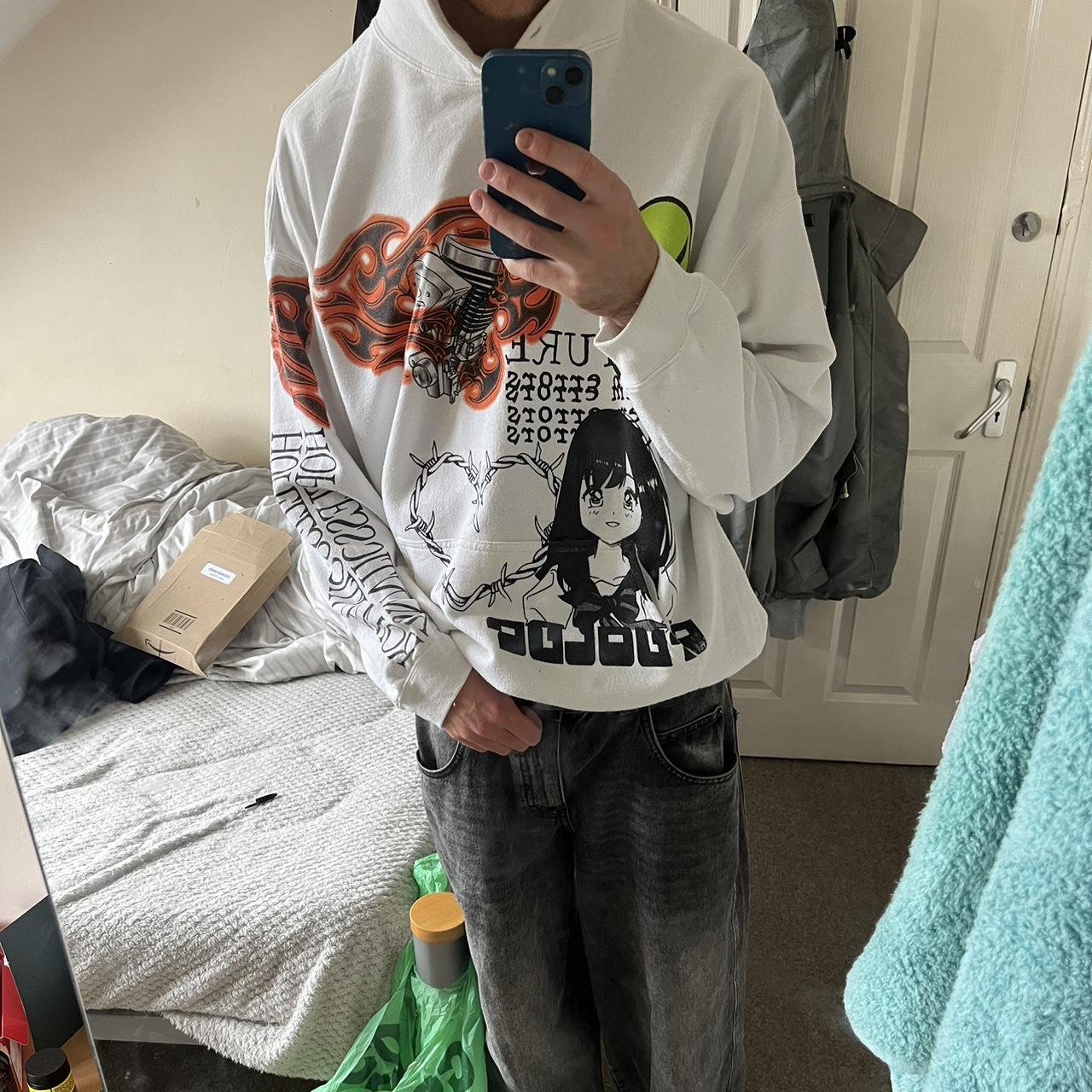 Urban outfitters anime hoodie sale