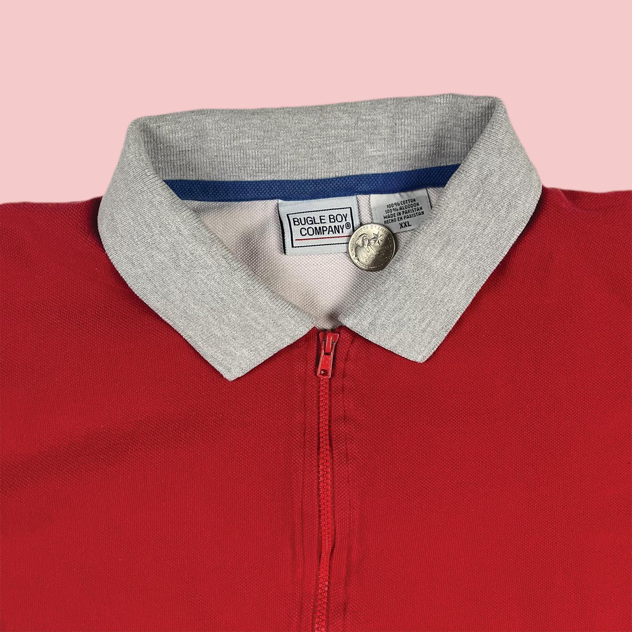 Bugle Boy Men's Red and Black Polo-shirts | Depop