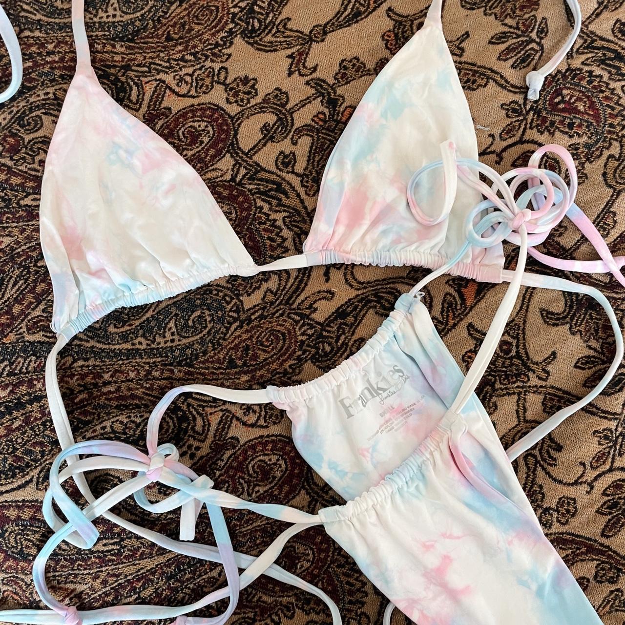 Frankie’s Bikinis Tasha top + bottom in Funfetti.... - Depop