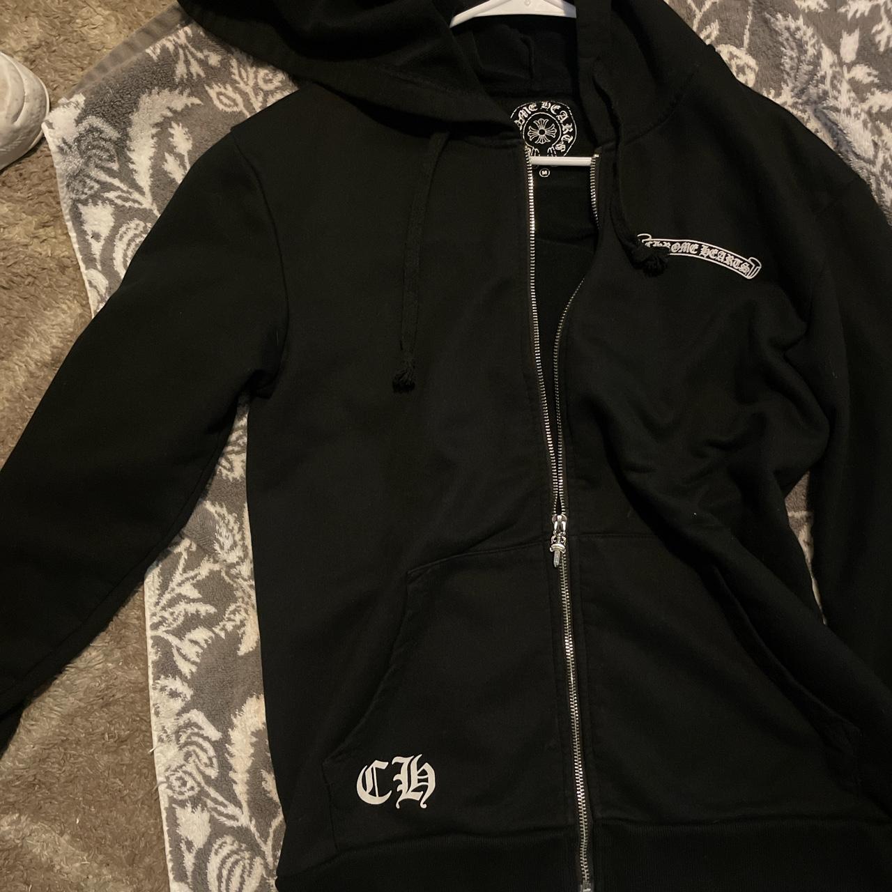 Chrome Hearts Classic Zip-Up • Multiple Cross Black... - Depop