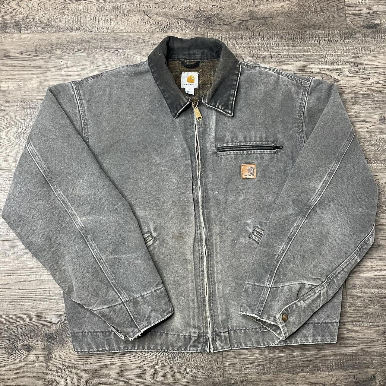 Carhartt Men's Grey Jacket | Depop