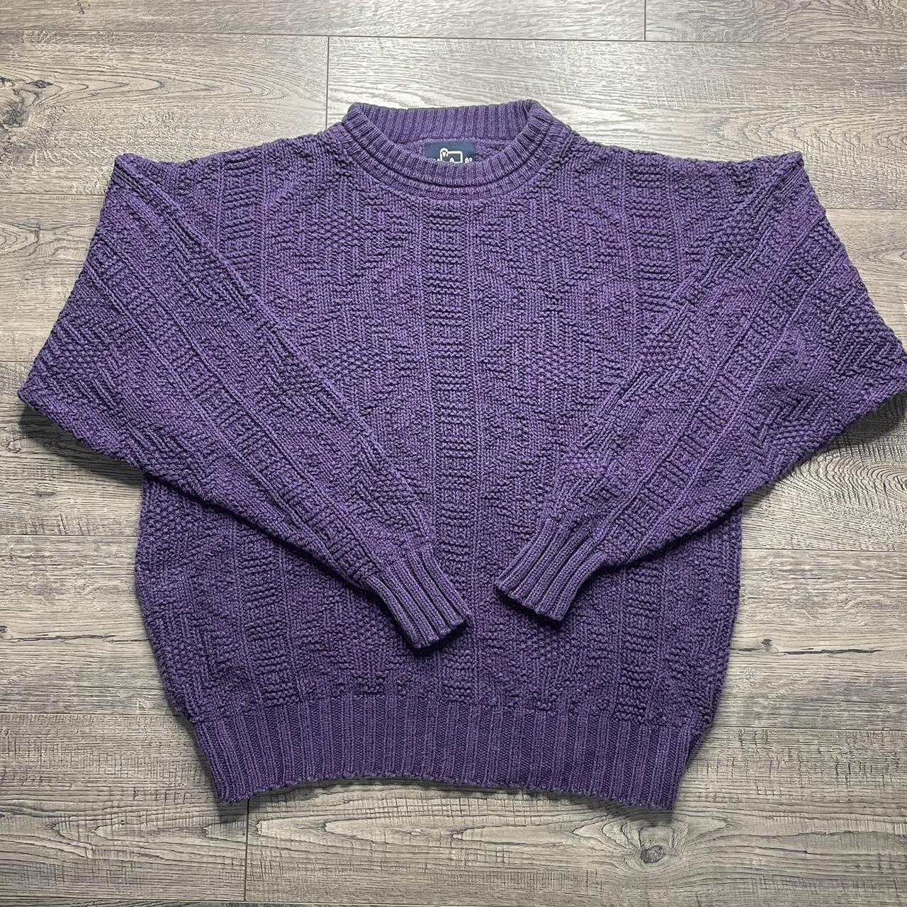 vintage knitted wool rich sweater size: S 🖤🖤 ... - Depop
