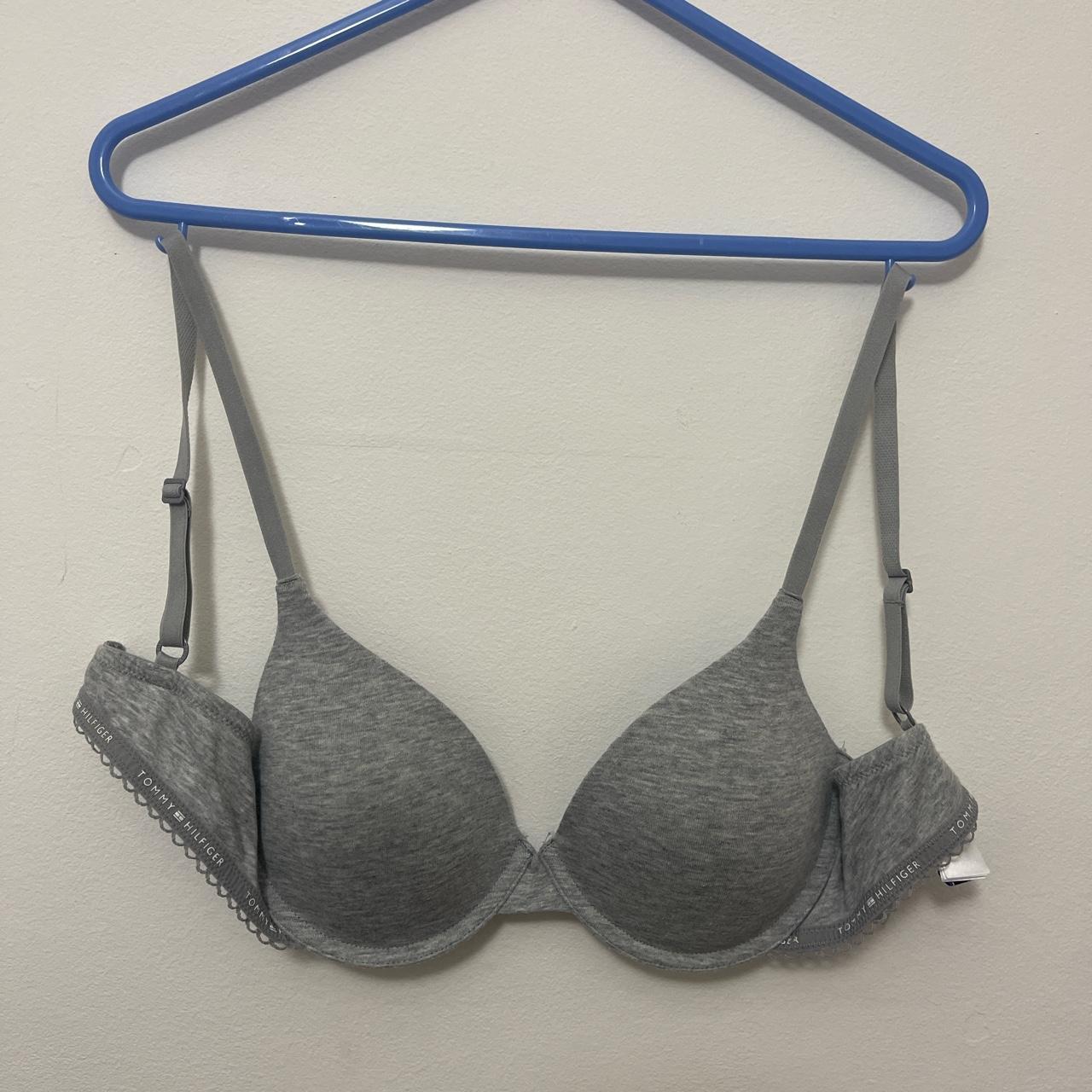 Tommy Hilfiger Womens Grey Bra Depop 4178