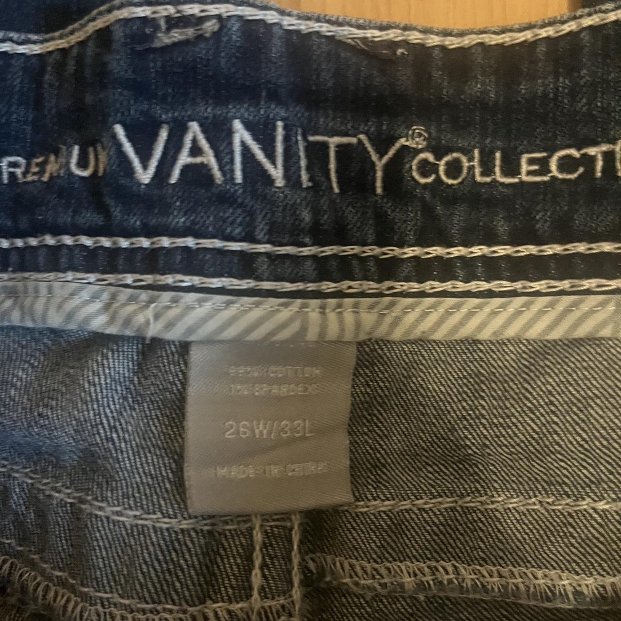 Vanity y2k bootcut jeans! super cute design on back... Depop