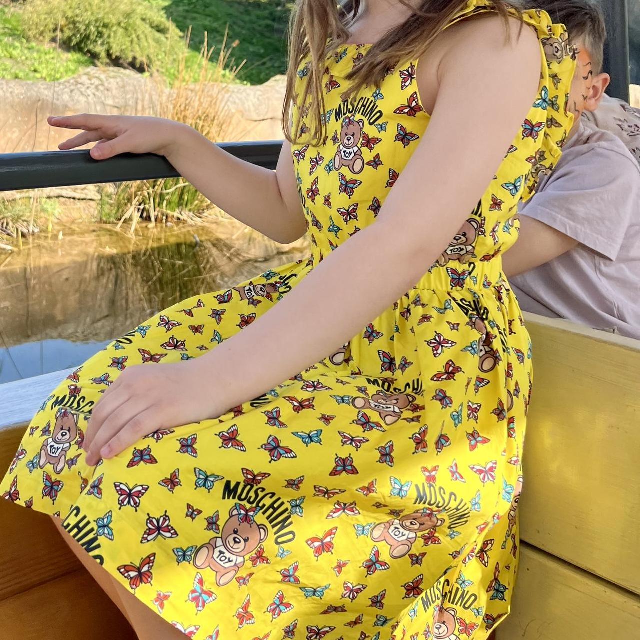 Yellow moschino discount dress