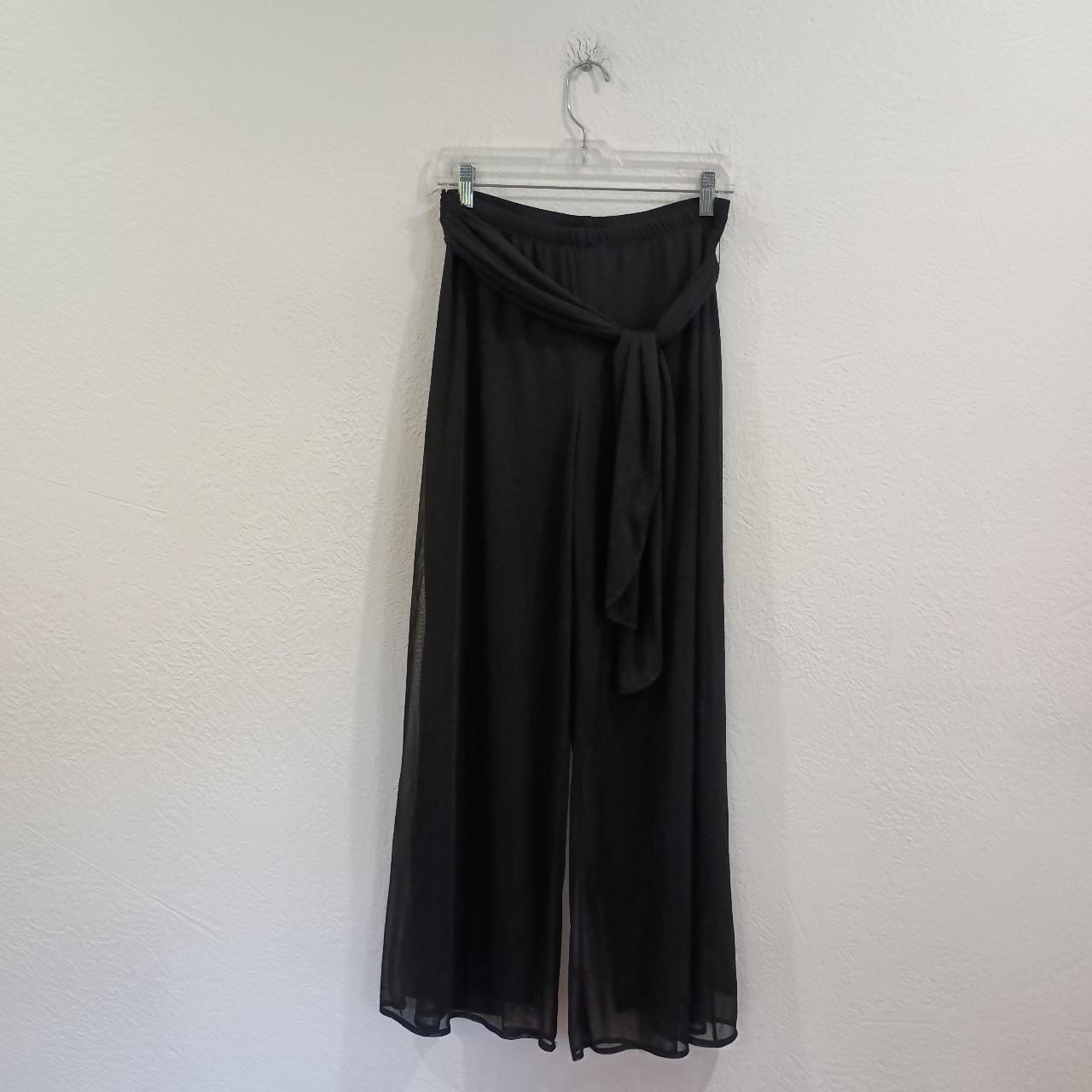 Studio 1940 Black Wide Leg Pants. Lined 100 Depop