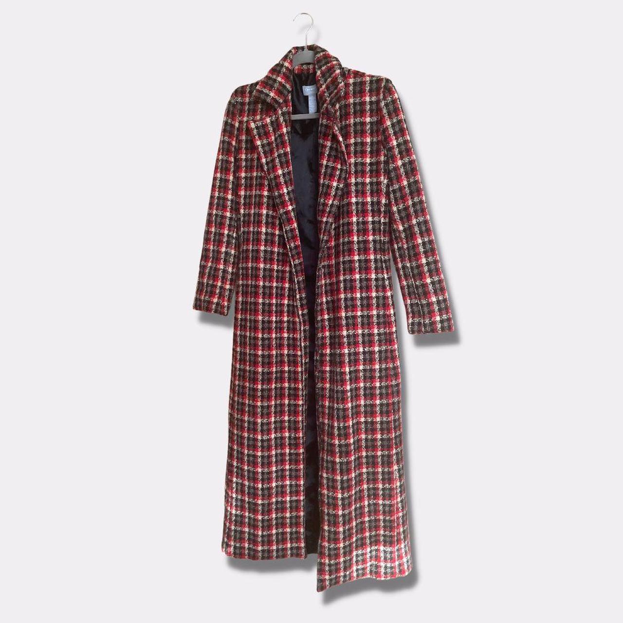 Floor Length Plaid coat : Extra Long true floor... - Depop