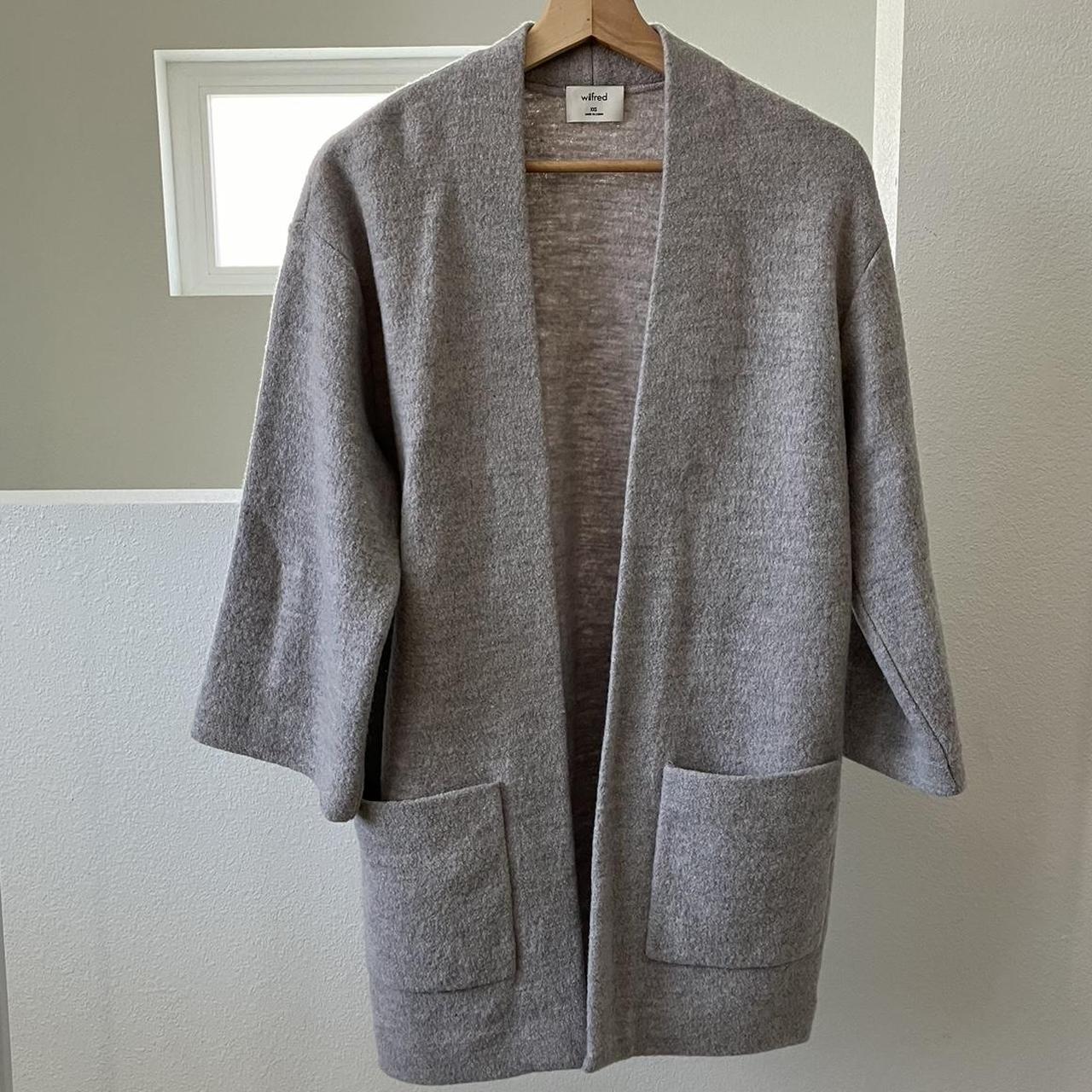 Aritzia Wilfred Brullon Sweater Color Heather Light. Depop