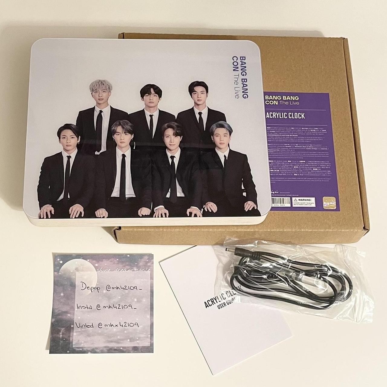 BTS top BANG BANG CON ACRYLIC CLOCK