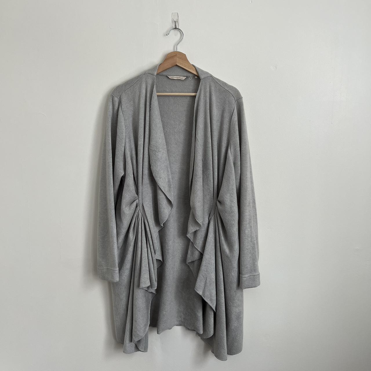 Soft Surroundings Women's Grey Cardigan | Depop