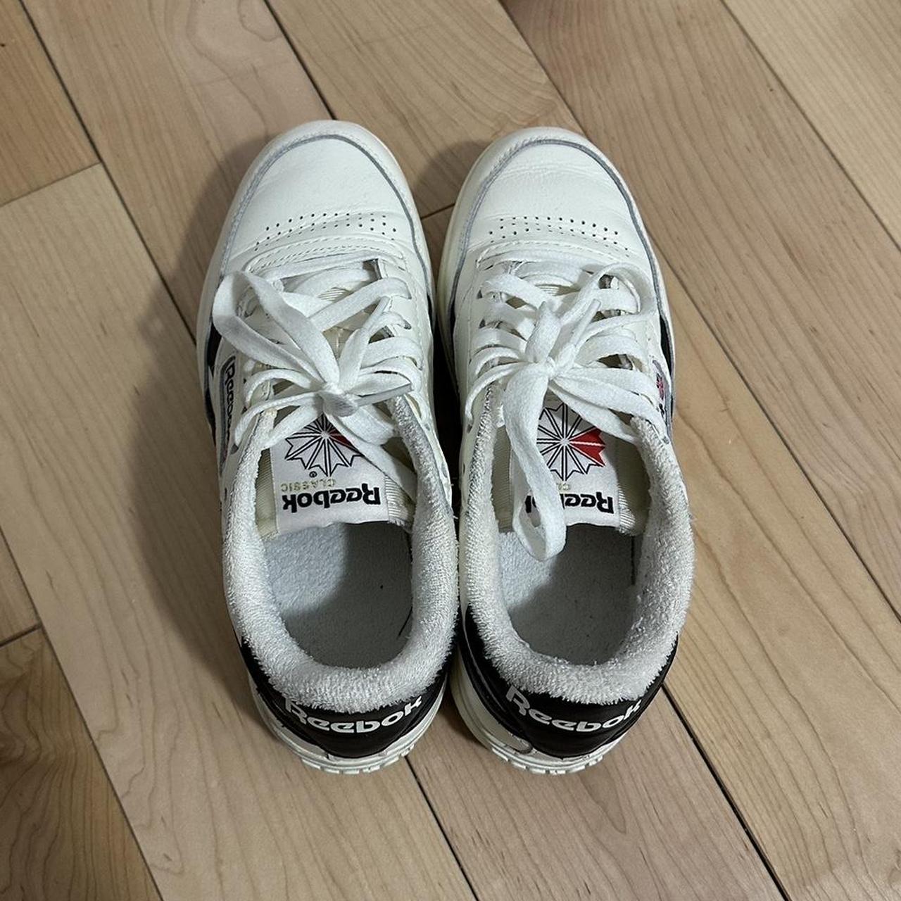 black and white reebok classics womens