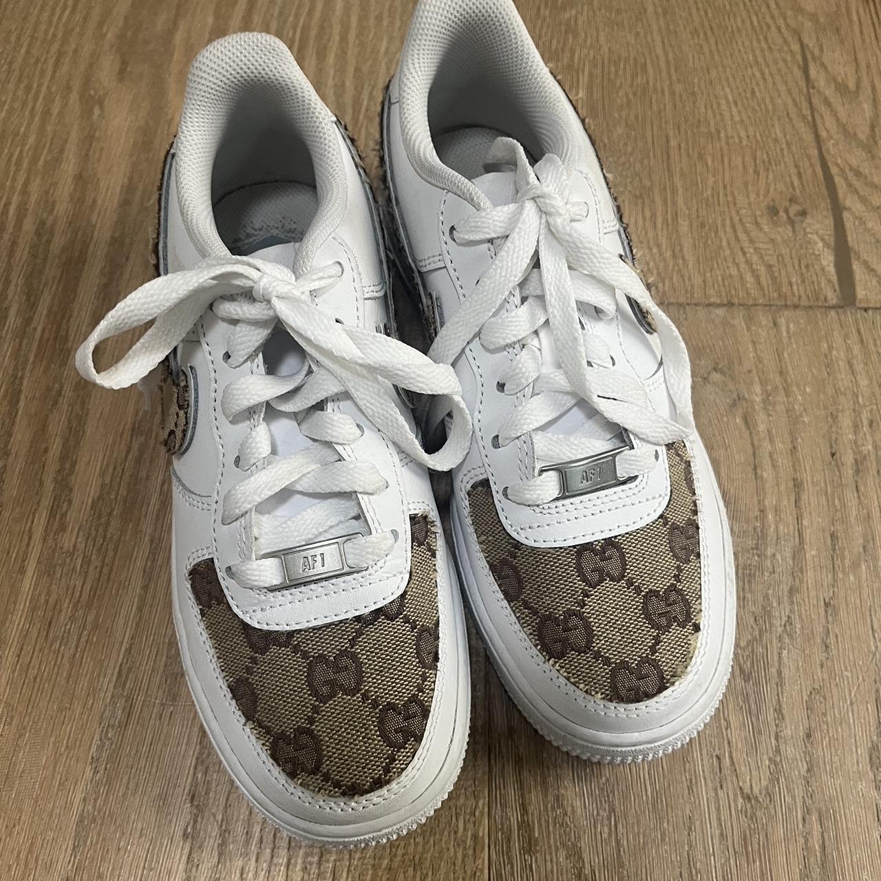 custom Gucci Nike af1 af1 with recycled Depop