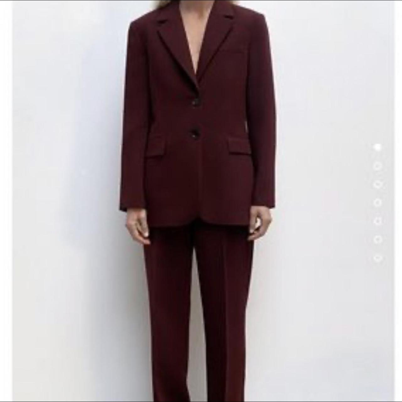 Zara tailored buttoned suit Blazer size. Depop