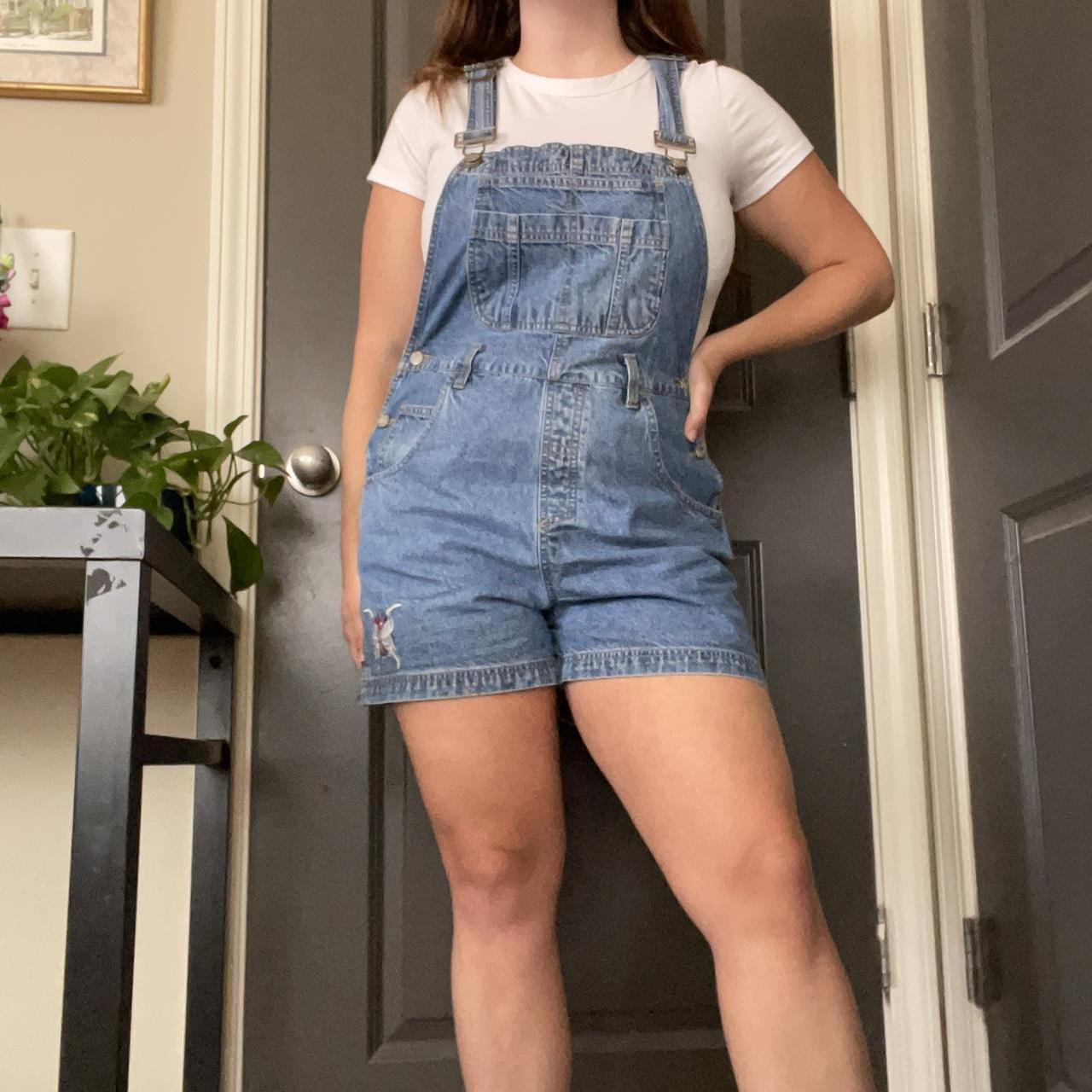 No Boundaries Women's Blue Dungarees-overalls (6)