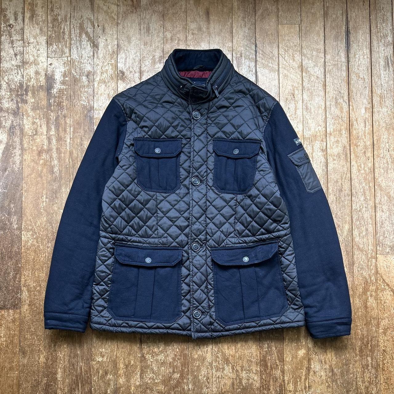 Armani jeans quilted jacket hotsell