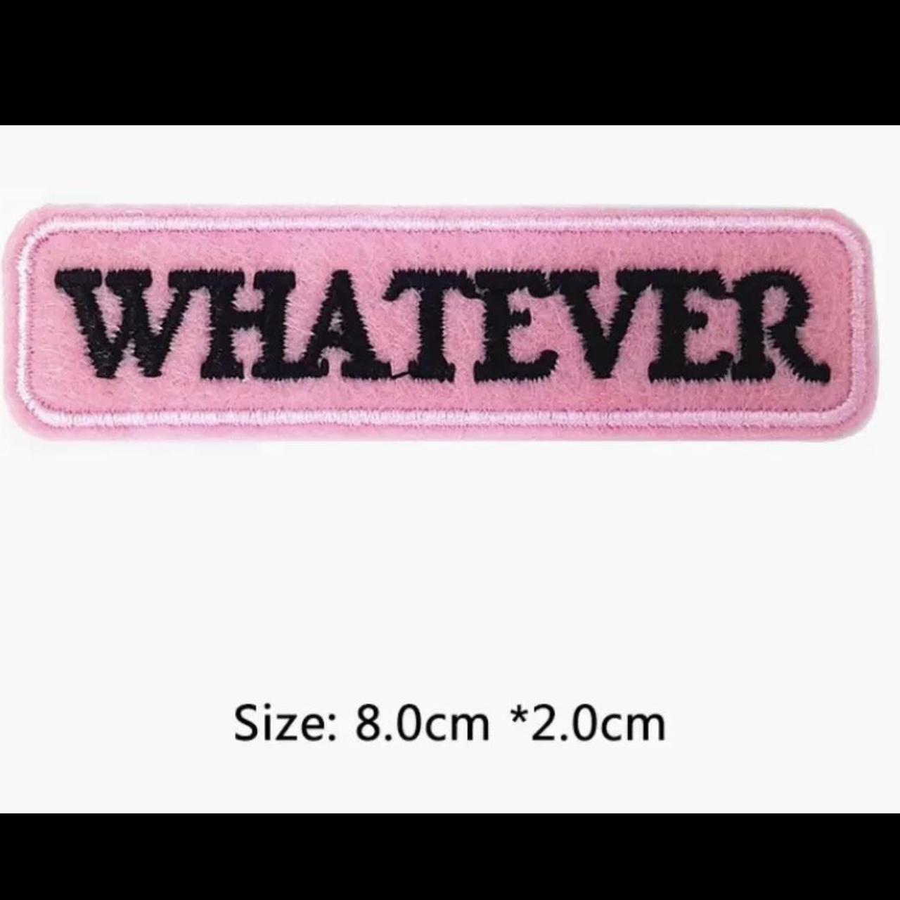 “Whatever” sarcastic funny comedy rectangle black &... - Depop