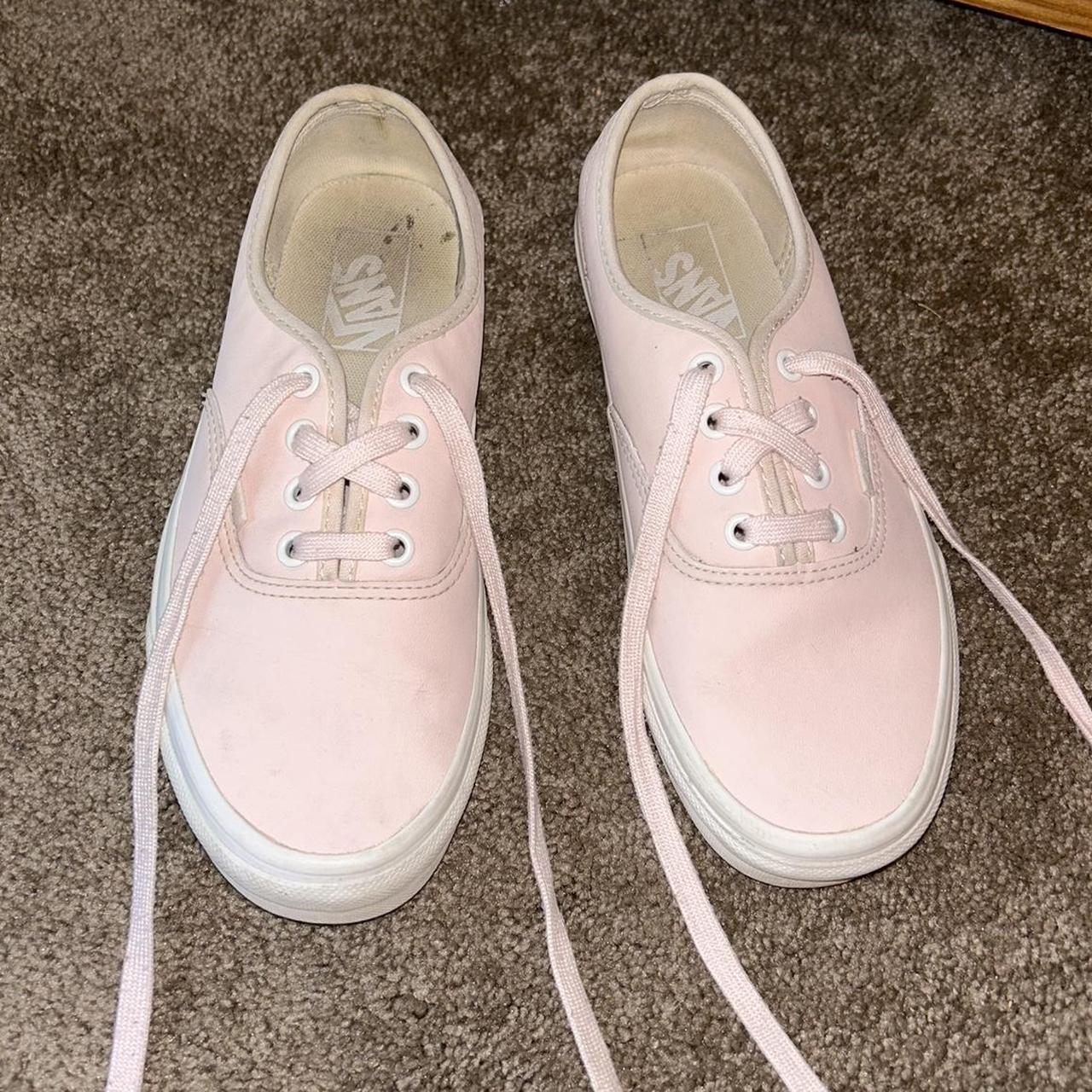 Light pink authentic shoe Vans. A little... - Depop