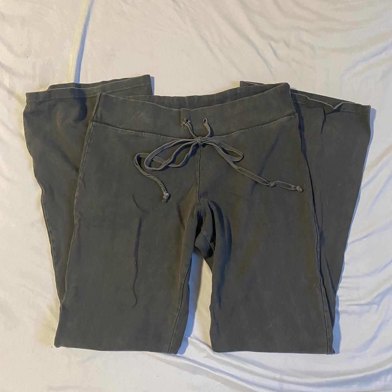 Brandy Melville Grey Hilary yoga pants. Size S.... Depop