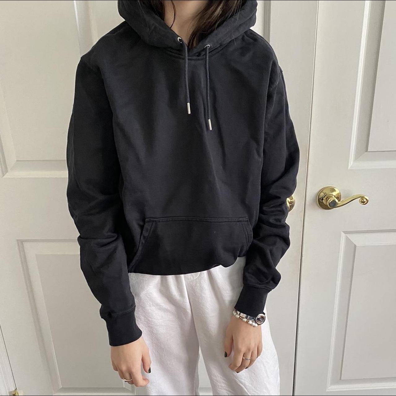 Mens black hoodie from Everlane worn once size