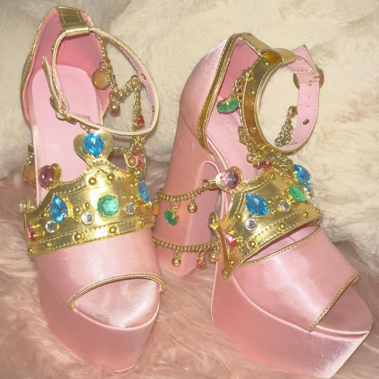 crowned charmer platform heels