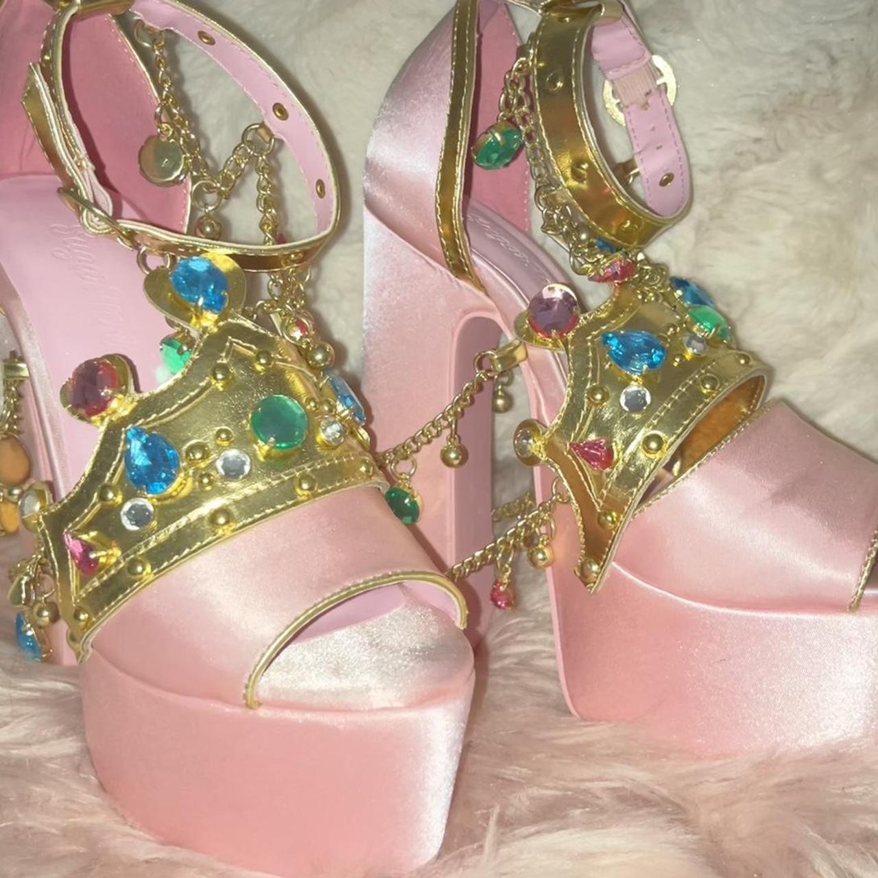 Crowned Charmer Platform Heels Dollskill Good... - Depop