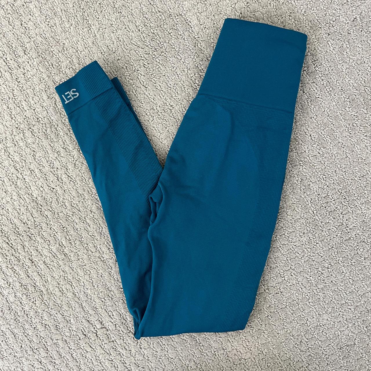 Set Active Women's Leggings - Blue/Green - M – se… - image 1