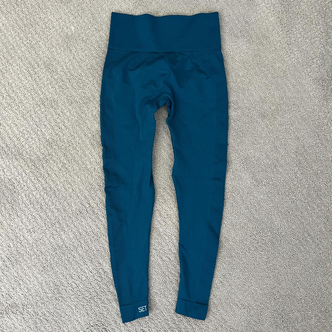 Set Active Women's Leggings - Blue/Green - M – se… - image 4