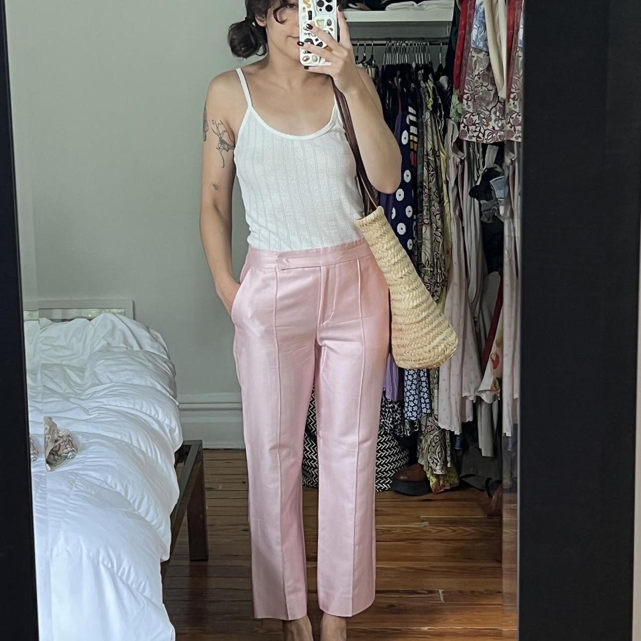 Max Mara Women's Pink Trousers