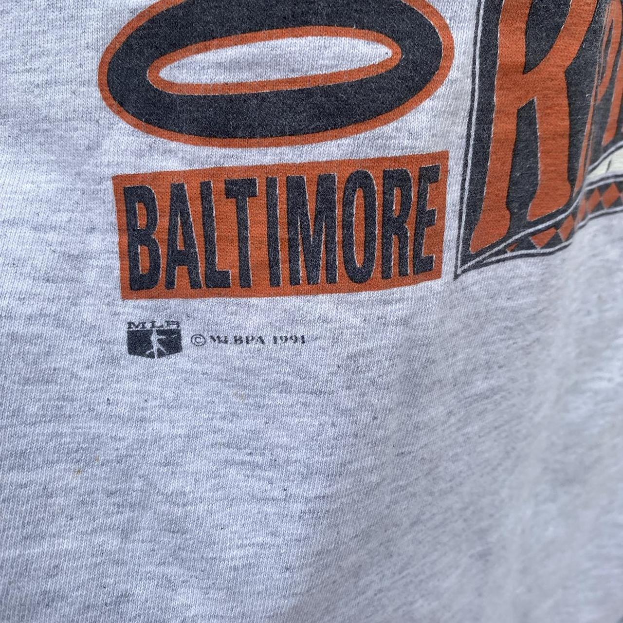 Vintage 90's Baltimore Orioles Nutmeg MLB Graphic - Depop