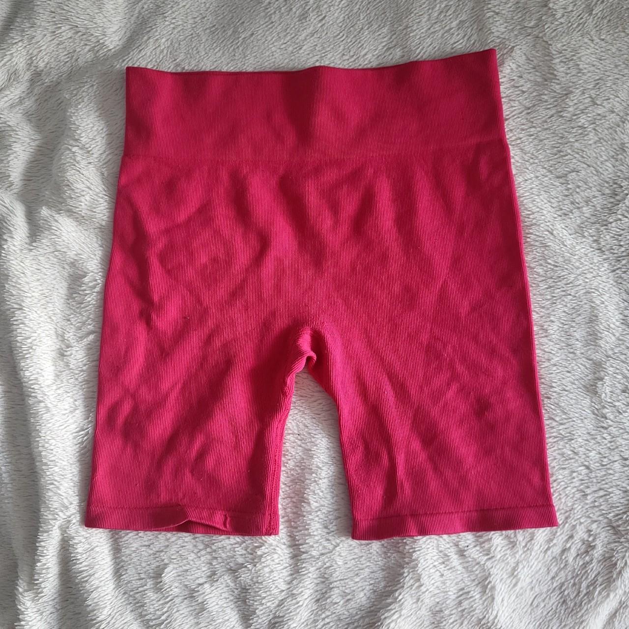 Primark pink biker shorts. Super comfy and stretchy... - Depop