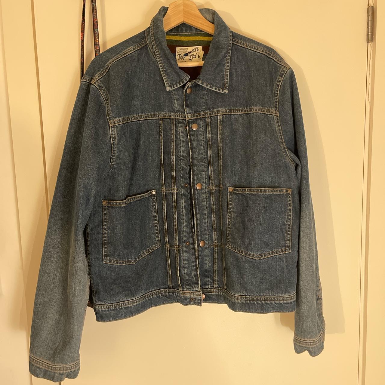 Topshop mens denim on sale jacket