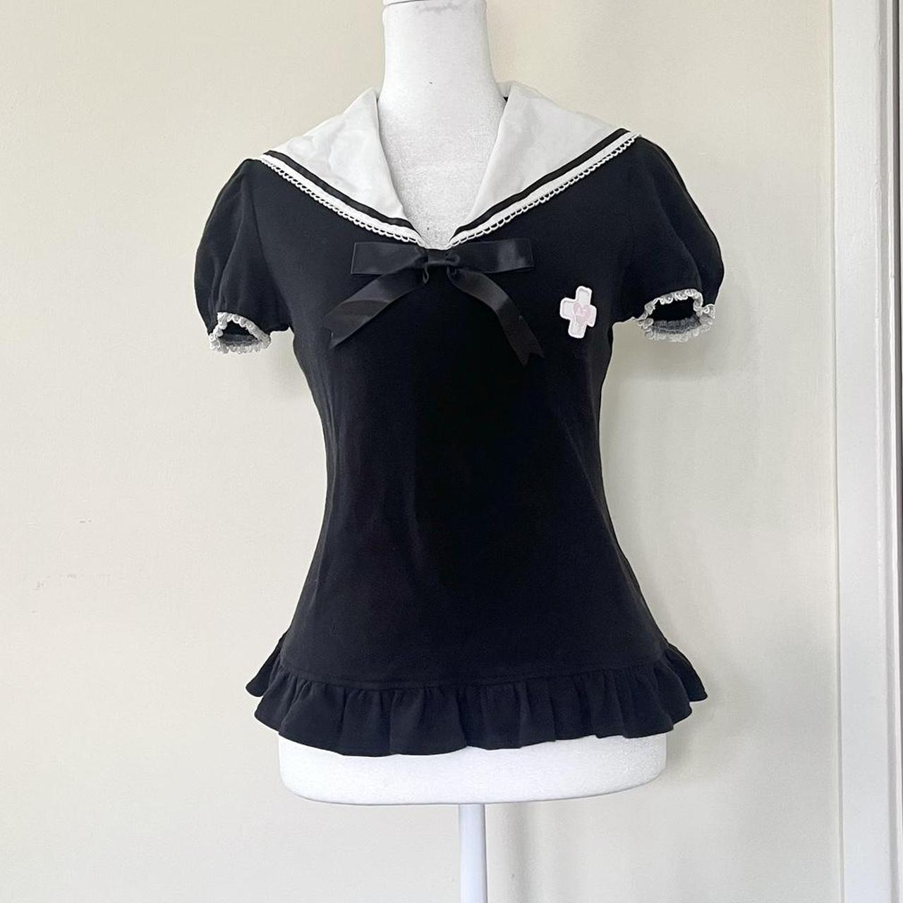 beautiful vintage Angelic Pretty sailor top, size | Depop