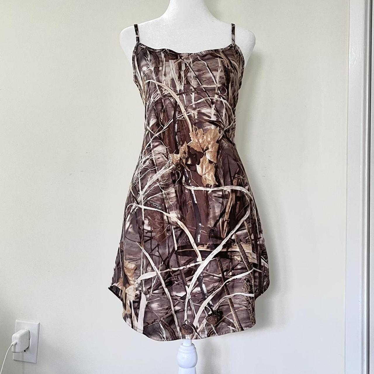 Brown ed-hardy-dress - Depop