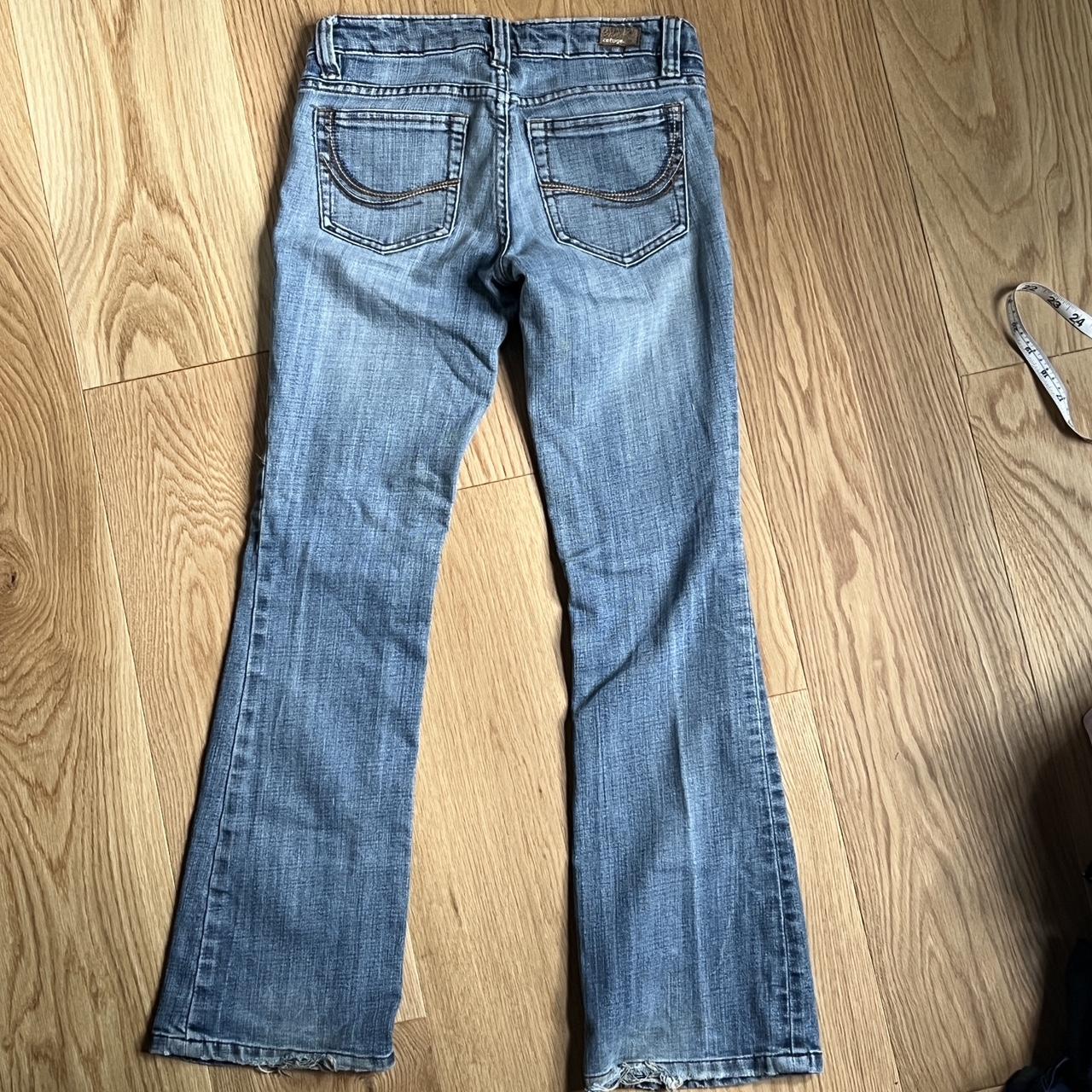 Refuge vintage y2k Low rise bootcut jeans Size... - Depop