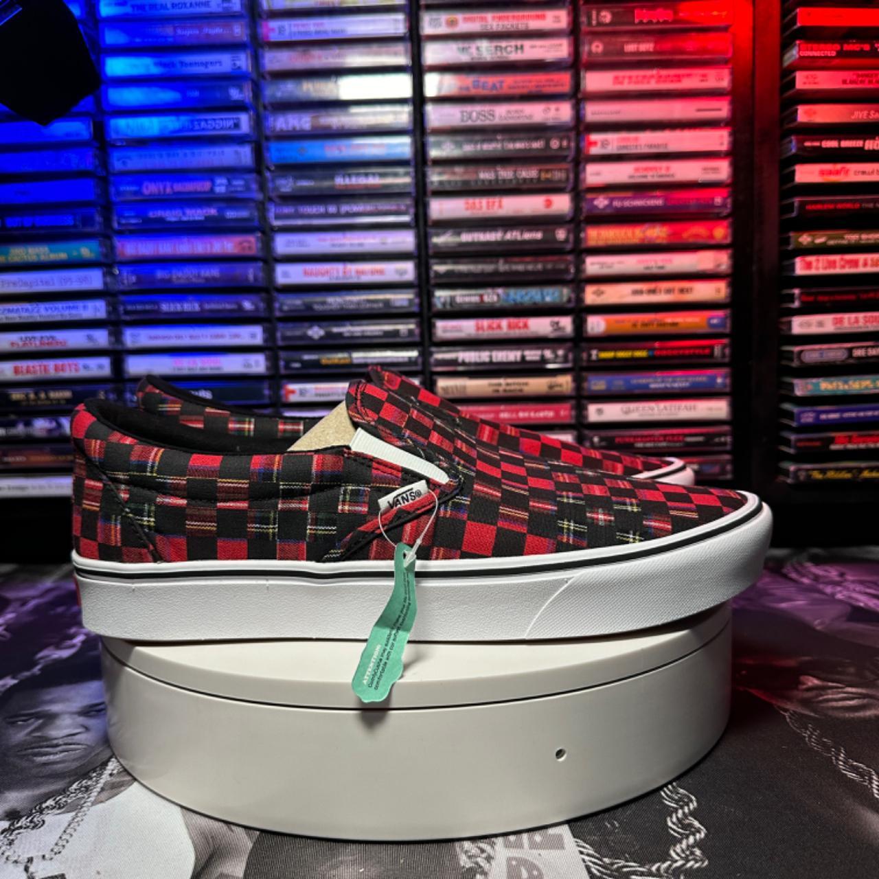 Vans checkerboard slip fashion on comfycush