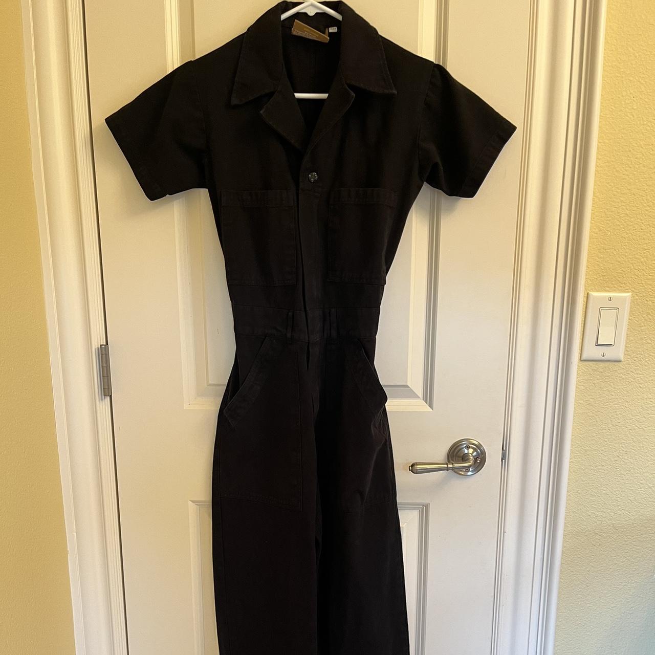 Big Bud Press Short Sleeve Jumpsuit In Black Depop