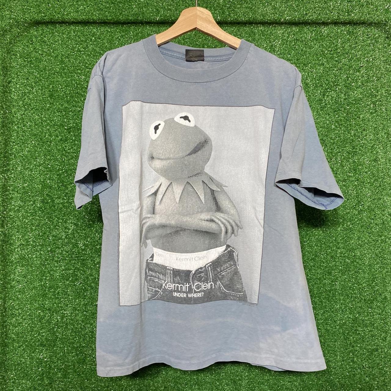 Vintage Kermit Clein Changes T Shirt Tagged L - Depop