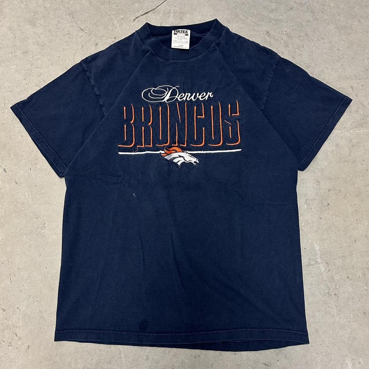 Vintage Denver Broncos NFL T shirt Tagged L... - Depop