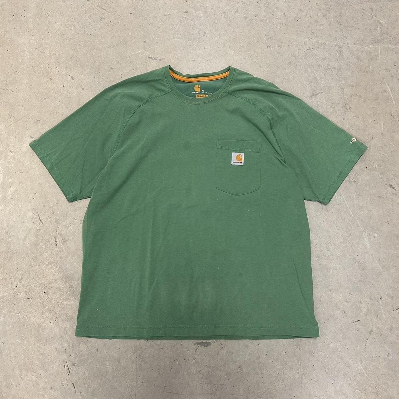 Vintage Carhartt T shirt Tagged XL Measures 24 x 27... Depop