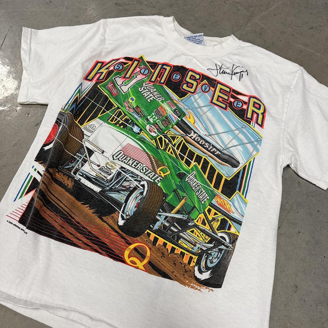 Vintage Steve Kinser Racing T shirt Measures 20 x... - Depop