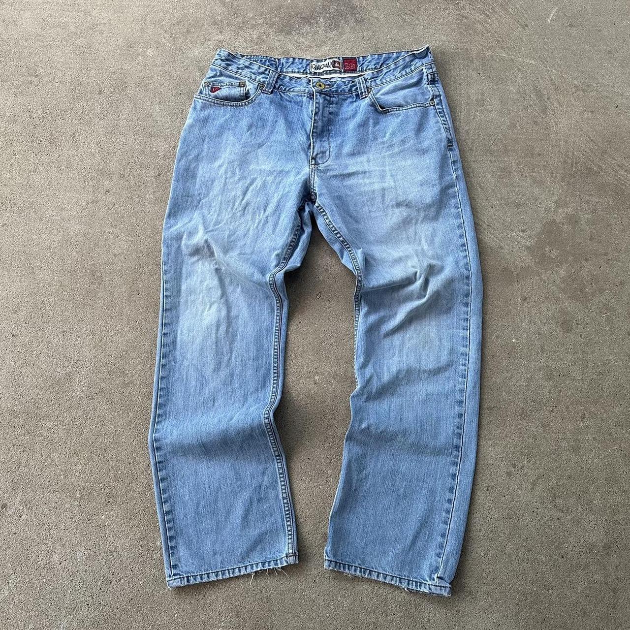 Vintage Quiksilver Baggy Skate Jeans Tagged 36... - Depop