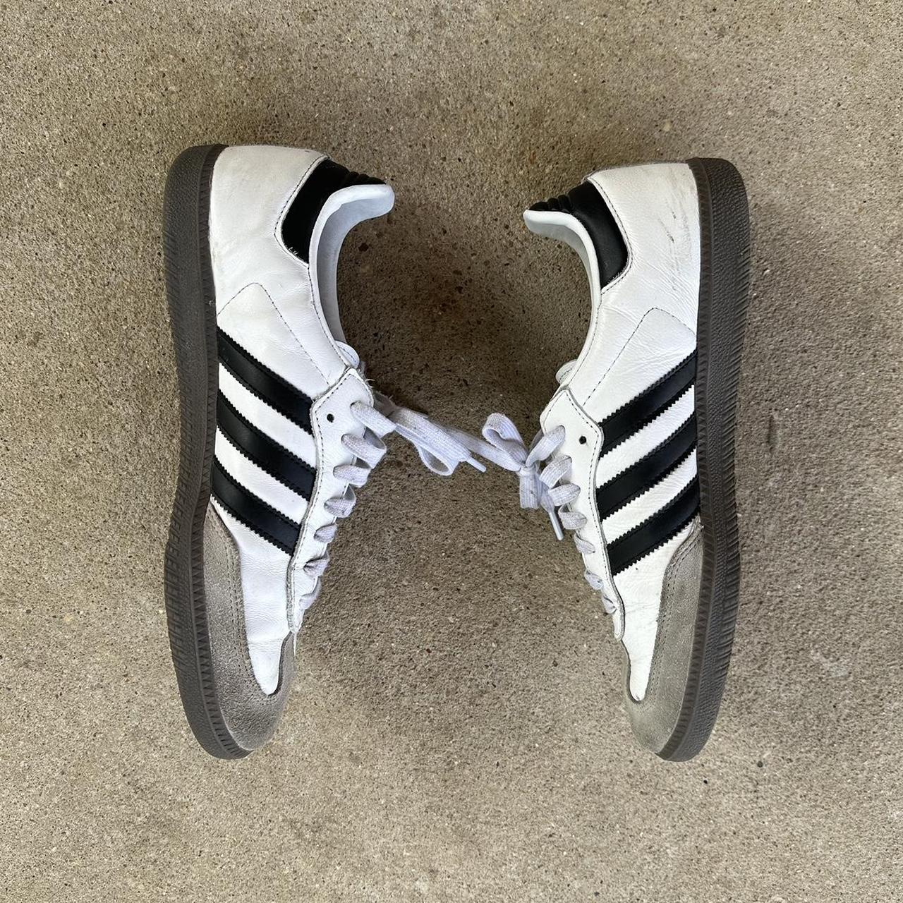 Adidas Samba OG Cloud White Core Black Size 9.5... - Depop