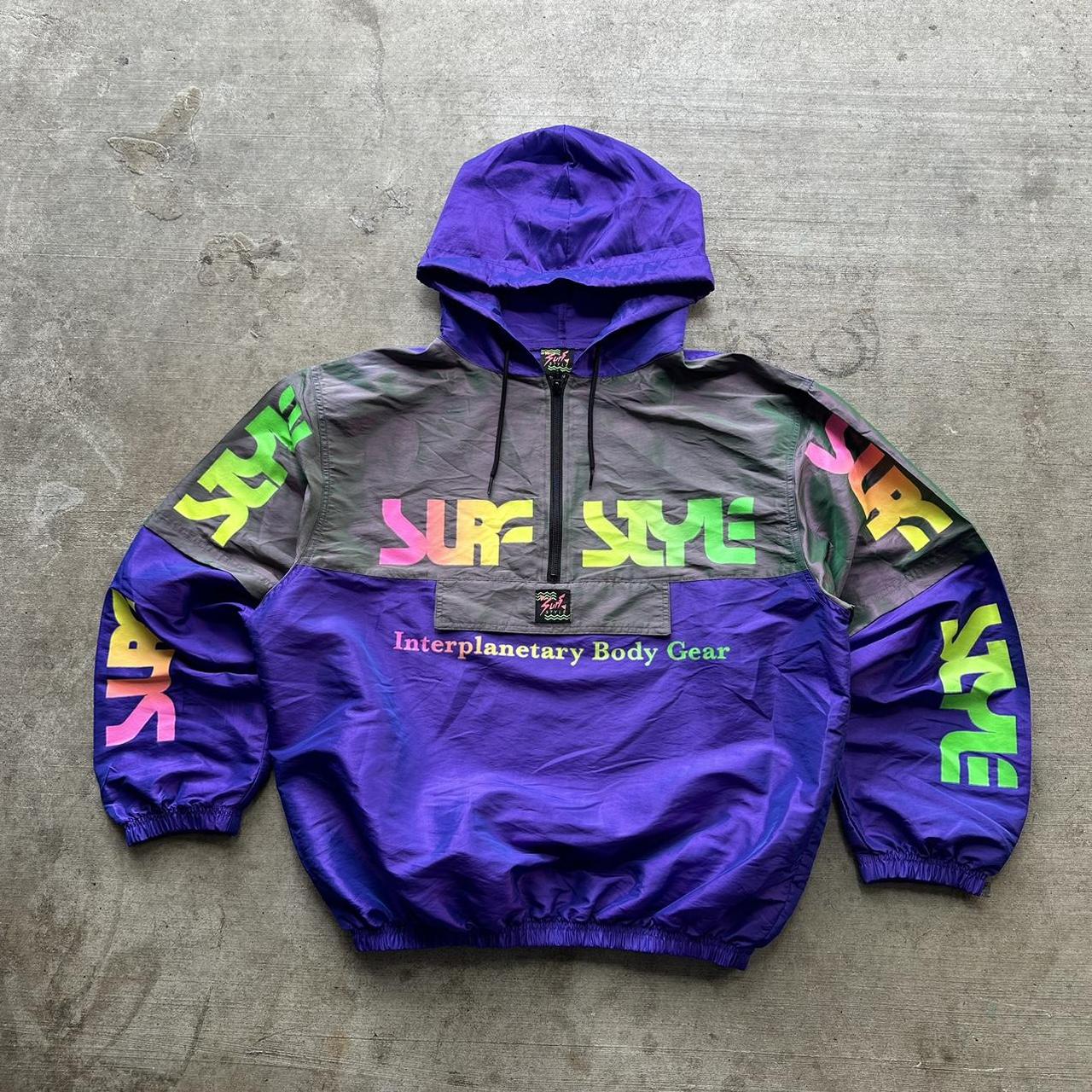 Vintage 80's Surf Style Pull Over Depop