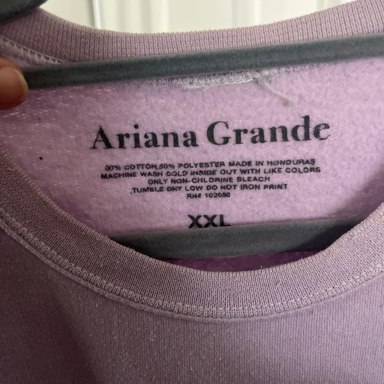 Ariana Grande Women's Purple Hoodie | Depop